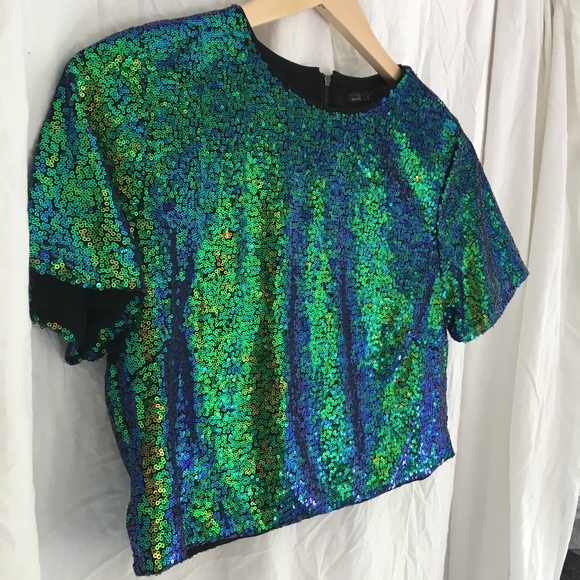 Maddy ...K Tops - Maddy…K Sequin Mermaid Top
